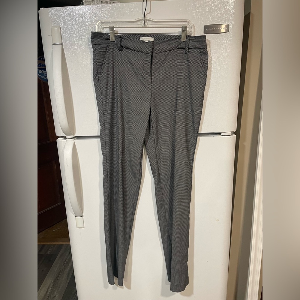 New York & Company 6 tall black and white dress pants